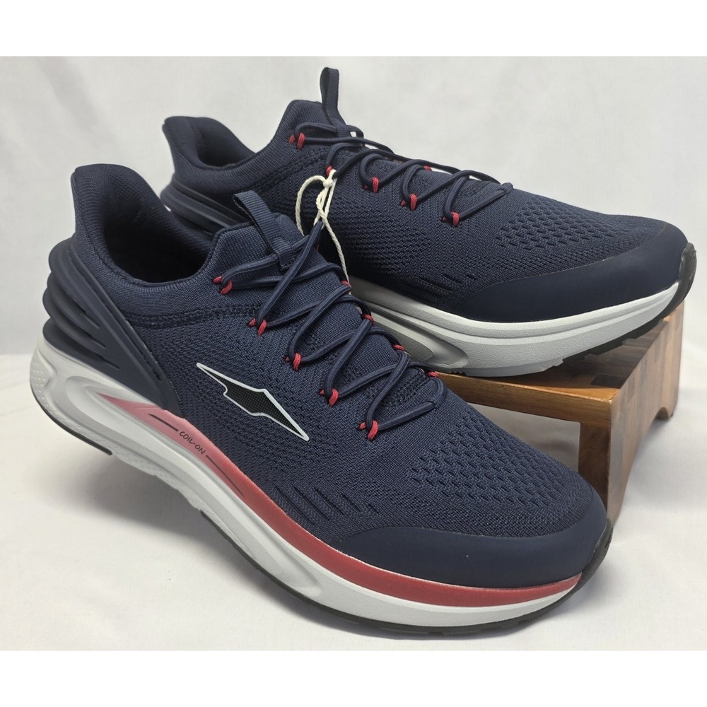 Avia Coil On 2.0 DreamCell Men's Size 12 Navy Red White Slip On Shoes NWT